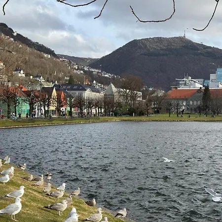 Lake View Apartment In Center Of Bergen - 3 Bedrooms Exterior photo