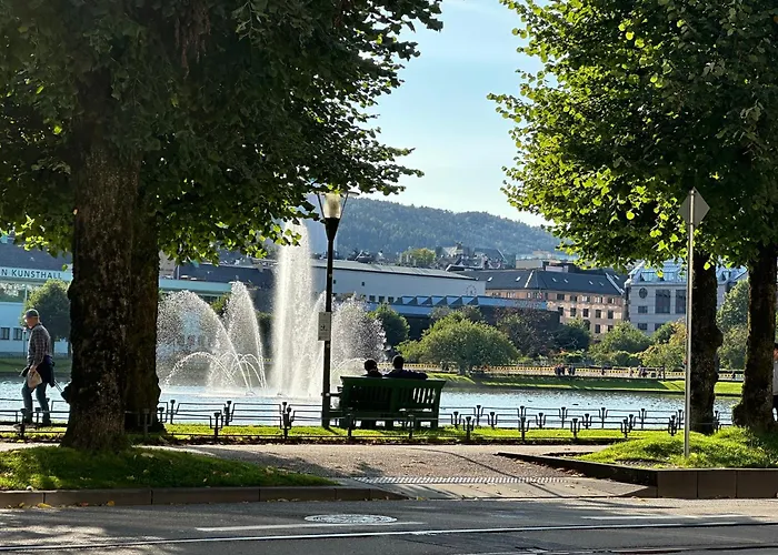 Lake View Apartment In Center Of Bergen - 3 Bedrooms